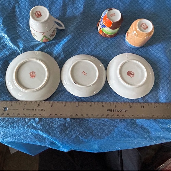 Beautiful Bundle  Japanese Demitasse Cup and Saucer sets - Made in Japan - Picture 13 of 14